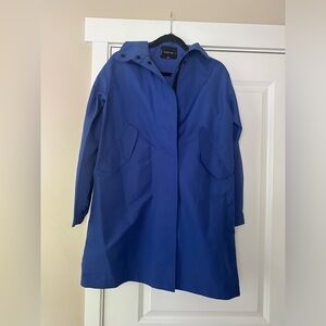 NWT Everlane ReNew Anorak Rain Jacket XS Royal Blue